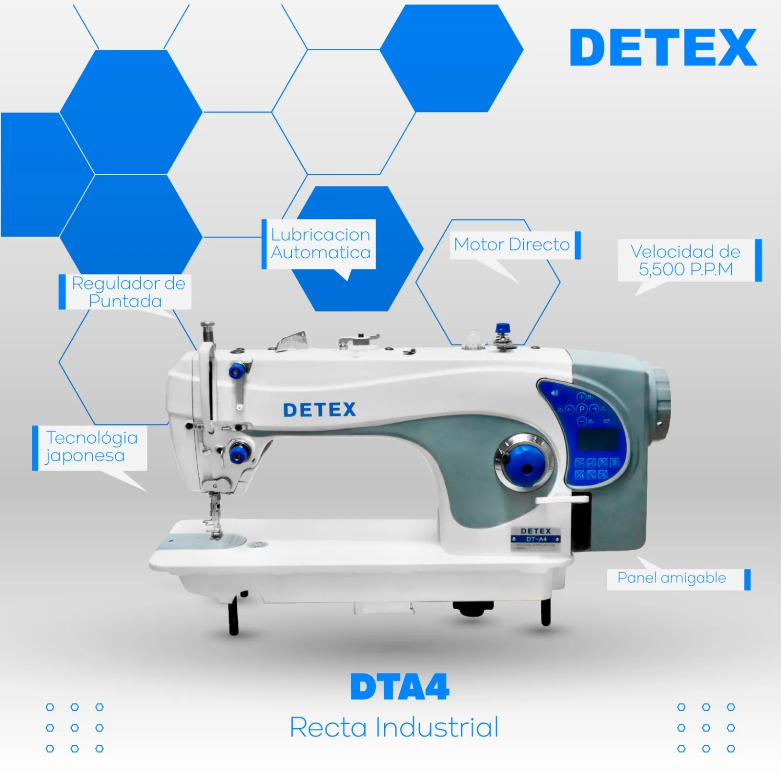 RECT AUTOMÁTICA CON LUBRICACIÓN SEMI SECA
