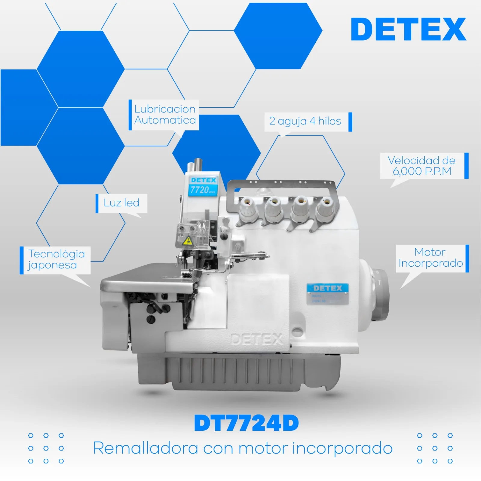 REMALLADORA MELLICERA CON MOTOR INCORPORADO