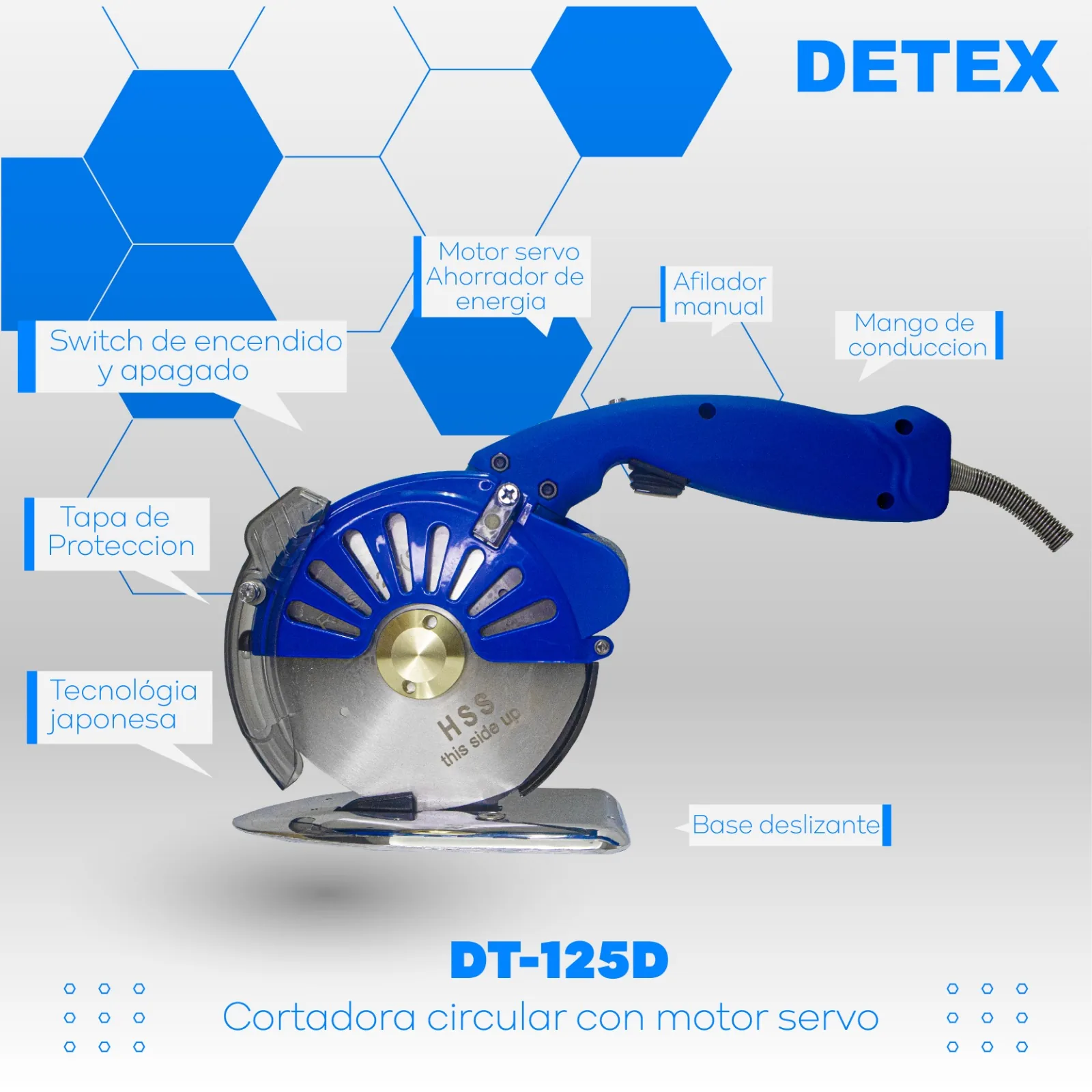 CORTADORA CIRCULAR CON MOTOR SERVO