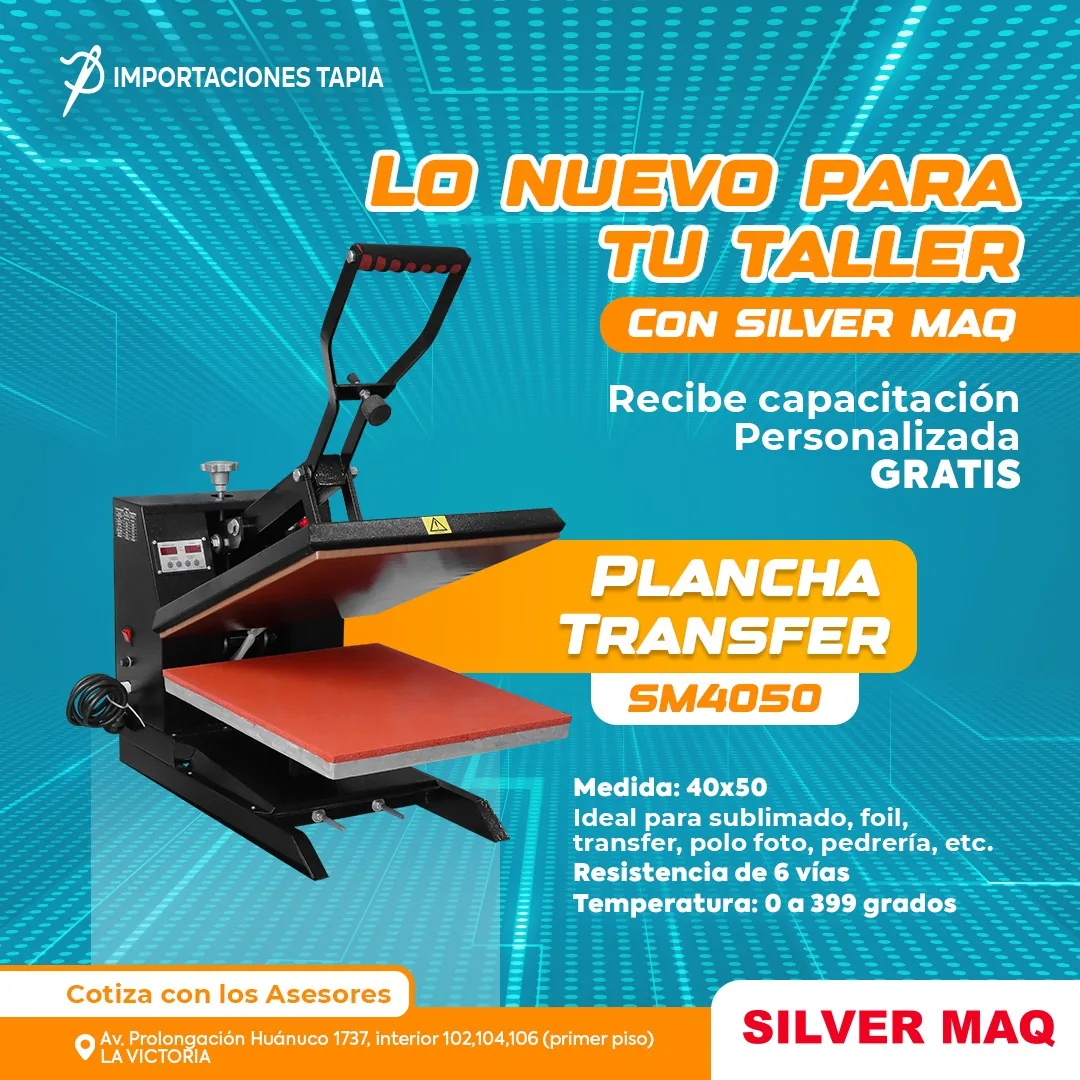 PLANCHA TRANSFER SILVER MAQ 40X50