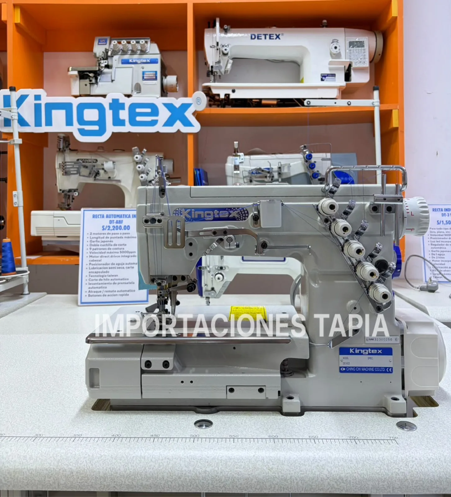 RECUBRIDORA KINGTEX