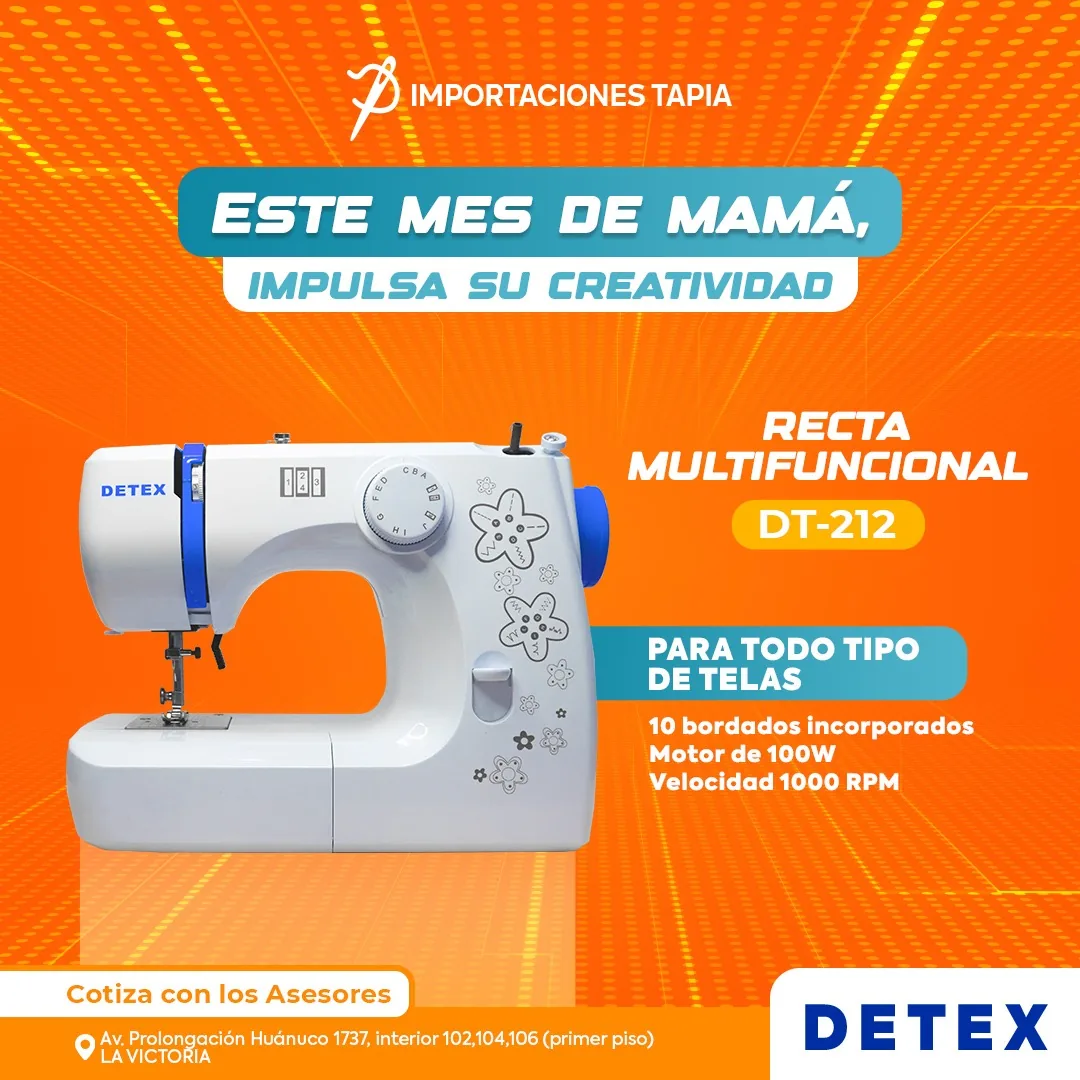RECTA MULTIFUNCIONAL DETEX DT-212